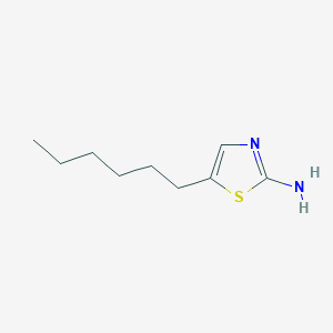 5-Hexyl-1,3-thiazol-2-amine