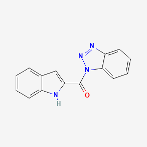molecular formula C15H10N4O B1622694 1-(1H-Indole-2-carbonyl)-1H-1,2,3-benzotriazole CAS No. 586959-21-9