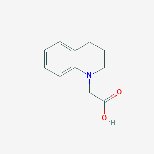 molecular formula C11H13NO2 B1622706 3,4-Dihydro-1(2H)-quinolineacetic acid CAS No. 845264-90-6