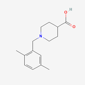 molecular formula C15H21NO2 B1622709 1-[(2,5-dimethylphenyl)methyl]piperidine-4-carboxylic Acid CAS No. 901921-72-0