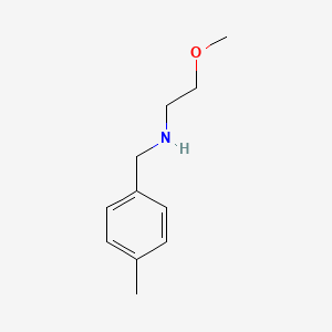 molecular formula C11H17NO B1622715 2-methoxy-N-[(4-methylphenyl)methyl]ethanamine CAS No. 827328-61-0