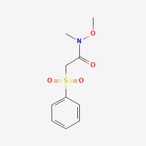 2-(benzenesulfonyl)-N-methoxy-N-methylacetamide