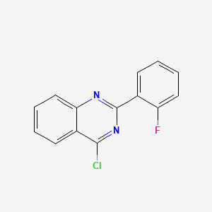 molecular formula C14H8ClFN2 B1622725 4-Chloro-2-(2-fluoro-phenyl)-quinazoline CAS No. 610276-37-4