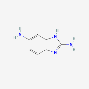 molecular formula C7H8N4 B1622733 1H-Benzimidazole-2,5-diamine CAS No. 85561-97-3