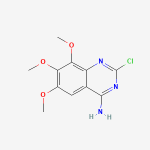 2-Chloro-6,7,8-trimethoxyquinazolin-4-amine