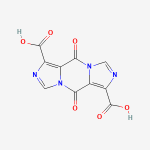 molecular formula C10H4N4O6 B1622761 5,10-Dioxo-5H,10H-diimidazo(1,5-a:1',5'-d)pyrazine-1,6-dicarboxylic acid CAS No. 77015-05-5