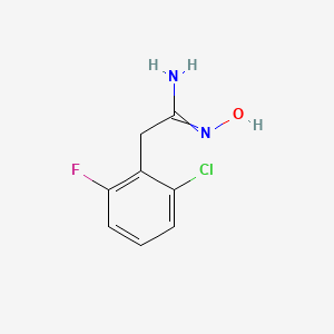 molecular formula C8H8ClFN2O B1622776 (2-Chloro-6-fluorophenyl)acetamidoxime CAS No. 333748-81-5