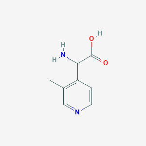 molecular formula C8H10N2O2 B1622777 2-amino-2-(3-methylpyridin-4-yl)acetic Acid CAS No. 500755-89-5