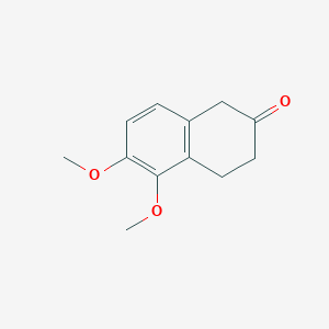 molecular formula C12H14O3 B1622778 5,6-dimethoxy-3,4-dihydro-1H-naphthalen-2-one CAS No. 52644-01-6