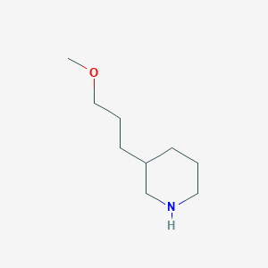 molecular formula C9H19NO B1622779 3-(3-Methoxypropyl)piperidine CAS No. 868067-67-8