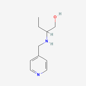 molecular formula C10H16N2O B1622780 2-[(Pyridin-4-ylmethyl)amino]butan-1-ol CAS No. 869942-13-2