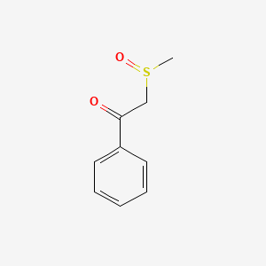 molecular formula C9H10O2S B1622789 Methyl phenacyl sulfoxide CAS No. 2813-22-1