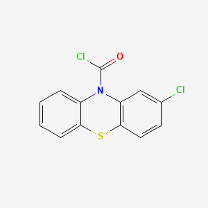 molecular formula C13H7Cl2NOS B1622802 2-Chloro-10H-phenothiazine-10-carbonyl chloride CAS No. 36798-98-8