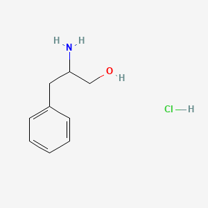 molecular formula C9H14ClNO B1622807 alpha-(Hydroxymethyl)phenethylammonium chloride CAS No. 63113-84-8
