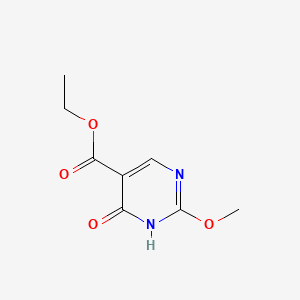 molecular formula C8H10N2O4 B1622813 Ethyl 1,6-dihydro-2-methoxy-6-oxopyrimidine-5-carboxylate CAS No. 65407-49-0