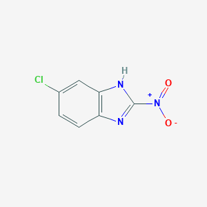 B162284 1H-Benzimidazole, 6-chloro-2-nitro- CAS No. 10045-40-6