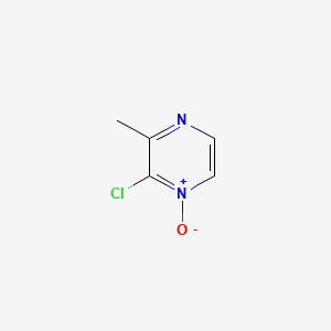 molecular formula C5H5ClN2O B1622842 2-Chloro-3-methylpyrazine 1-oxide CAS No. 61689-42-7
