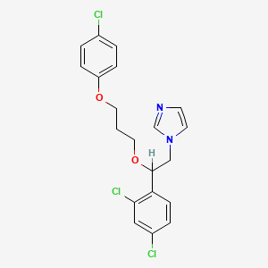 molecular formula C20H19Cl3N2O2 B1622878 Zoficonazole CAS No. 71097-23-9