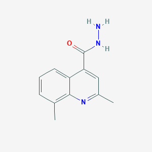 molecular formula C12H13N3O B1622893 2,8-Dimethylquinoline-4-carbohydrazide CAS No. 590376-58-2
