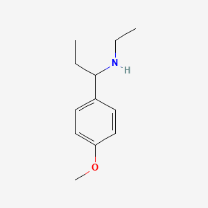 molecular formula C12H19NO B1622902 N-乙基-1-(4-甲氧基苯基)丙胺 CAS No. 40023-81-2