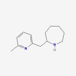 B1622947 2-[(6-Methylpyridin-2-yl)methyl]azepane CAS No. 527674-26-6