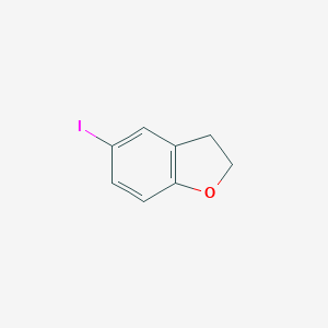 molecular formula C8H7IO B162295 5-Iodo-2,3-dihydrobenzofuran CAS No. 132464-84-7