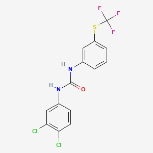 1-(3,4-Dichlorophenyl)-3-(3-((trifluoromethyl)thio)phenyl)urea