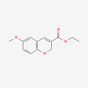 molecular formula C13H14O4 B1622971 ethyl 6-methoxy-2H-chromene-3-carboxylate CAS No. 57543-61-0