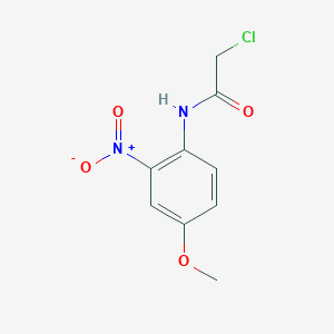 molecular formula C9H9ClN2O4 B1622990 2-氯-N-(4-甲氧基-2-硝基苯基)乙酰胺 CAS No. 3223-77-6