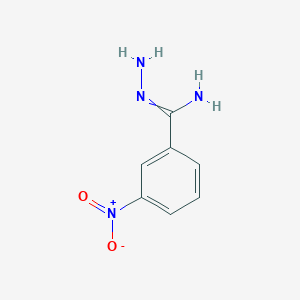 B1622991 N'-amino-3-nitrobenzenecarboximidamide CAS No. 60666-23-1