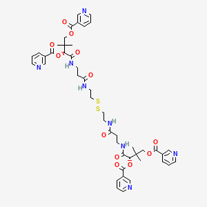 molecular formula C46H54N8O12S2 B1623023 Derpanicate CAS No. 99518-29-3