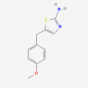 molecular formula C11H12N2OS B1623027 5-(4-甲氧基苄基)噻唑-2-胺 CAS No. 299953-06-3