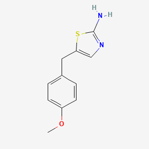 B1623027 5-(4-Methoxy-benzyl)-thiazol-2-ylamine CAS No. 299953-06-3