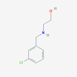 molecular formula C9H12ClNO B1623048 2-(3-氯苄基氨基)-乙醇 CAS No. 64834-59-9