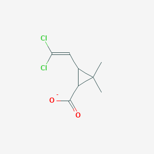 molecular formula C8H9Cl2O2- B1623051 3-(2,2-Dichlorovinyl)-2,2-dimethylcyclopropanecarboxylate CAS No. 57112-16-0