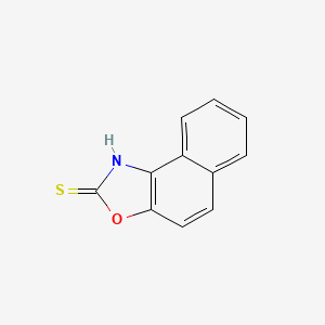 molecular formula C11H7NOS B1623054 Naphtho[1,2-D][1,3]oxazole-2-thiol CAS No. 51793-90-9