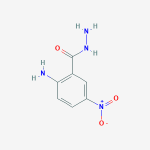 molecular formula C7H8N4O3 B1623066 2-Amino-5-nitrobenzohydrazide CAS No. 52377-70-5