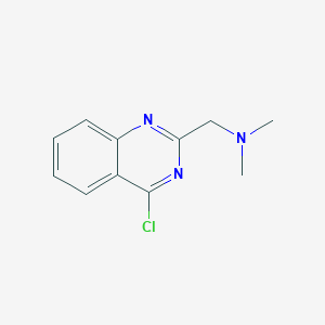 molecular formula C11H12ClN3 B1623067 1-(4-chloroquinazolin-2-yl)-N,N-dimethylmethanamine CAS No. 91539-82-1