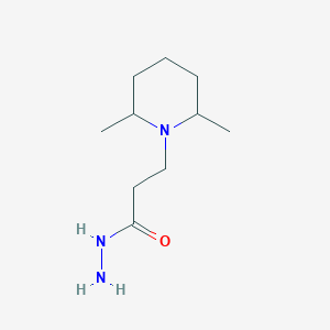3-(2,6-Dimethylpiperidin-1-yl)propanehydrazide