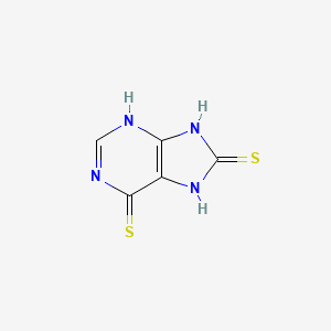 molecular formula C5H4N4S2 B1623072 6,8-Dimercaptopurine CAS No. 24079-37-6