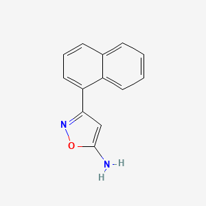 3-Naphthalen-1-YL-isoxazol-5-ylamine