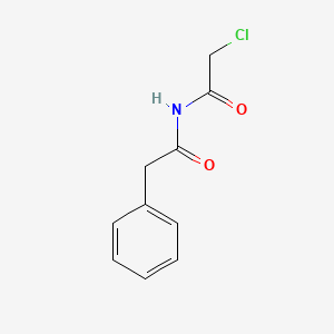 molecular formula C10H10ClNO2 B1623077 2-Chlor-N-Phenylacetyl-acetamid CAS No. 4488-91-9