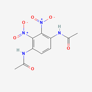 molecular formula C10H10N4O6 B1623080 N-(4-acetamido-2,3-dinitrophenyl)acetamide CAS No. 7756-00-5