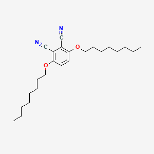 molecular formula C24H36N2O2 B1623082 3,6-Dioctyloxyphthalonitrile CAS No. 75942-39-1