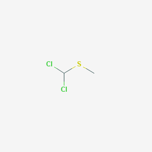 molecular formula C2H4Cl2S B1623090 Dichloro(methylsulfanyl)methane CAS No. 2032-76-0