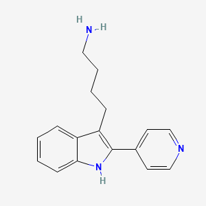 4-(2-Pyridin-4-yl-1H-indol-3-yl)-butylamine