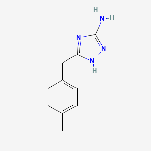 molecular formula C10H12N4 B1623093 5-(4-Methylbenzyl)-4H-1,2,4-triazol-3-amine CAS No. 502685-85-0