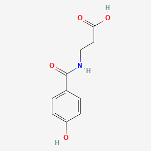 molecular formula C10H11NO4 B1623094 3-[(4-Hydroxybenzoyl)amino]propanoic acid CAS No. 773838-08-7