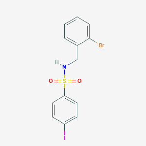 N-(2-Bromo-benzyl)-4-iodo-benzenesulfonamide