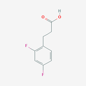 molecular formula C9H8F2O2 B162310 3-(2,4-二氟苯基)丙酸 CAS No. 134672-70-1